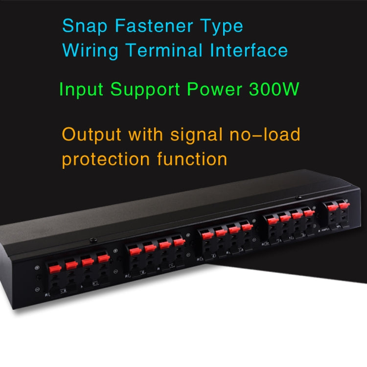 100W 1 In 8 Out Power Amplifier Box Distribute Switcher Loudspeaker -  by PMC TechLife | Online Shopping South Africa | PMC TechLife | Buy Now Pay Later Mobicred