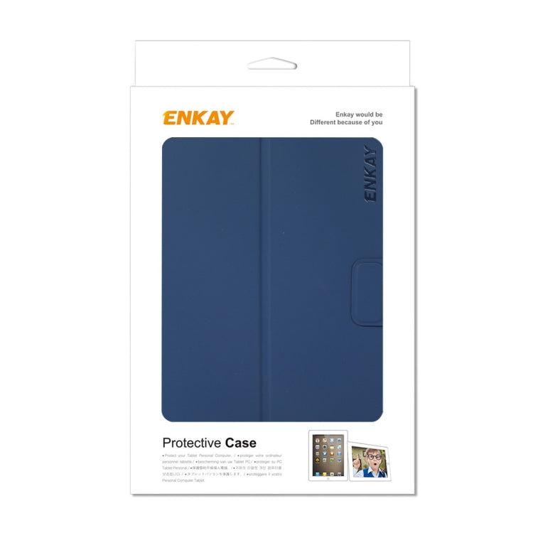 For iPad mini 2024 / mini 6 ENKAY Leather Stand Smart Tablet Case(Purple) - free shipping - PMc TechLife - Order now!