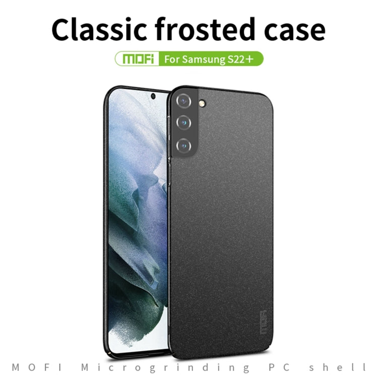 For Samsung Galaxy S22+ 5G MOFI Fandun Series Frosted Ultra-thin PC Hard Phone Case(Blue) - free shipping - PMC TechLife - Order now!