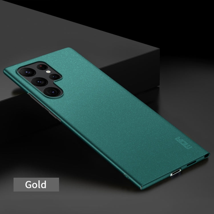 For Samsung Galaxy S22 Ultra 5G MOFI Fandun Series Frosted Ultra-thin PC Hard Phone Case(Green) - free shipping - PMC TechLife - Order now!