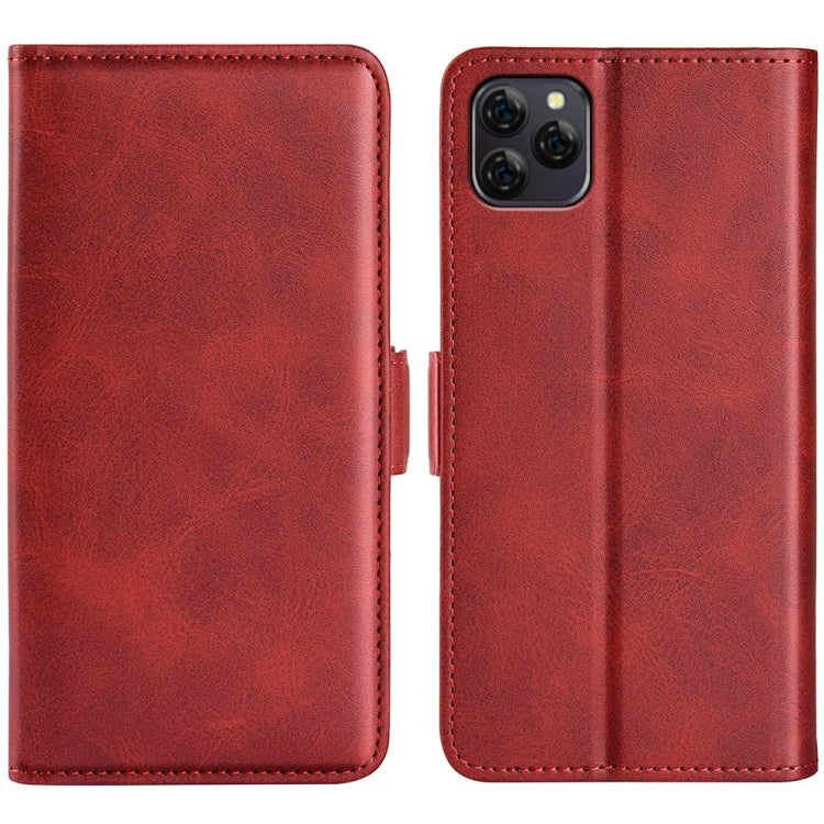For Blackview A95 Dual-side Magnetic Buckle Leather Phone Case(Red) - More Brand by PMC TechLife | Online Shopping South Africa | PMC TechLife | Buy Now Pay Later Mobicred