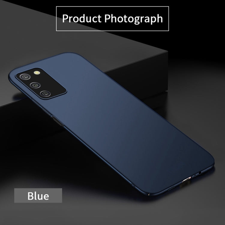 For Samsung Galaxy A02s EU / A03s / M02s / F02s MOFI Frosted PC Ultra-thin Hard Case(Blue) - Galaxy Phone Cases by MOFI | Online Shopping South Africa | PMC TechLife | Buy Now Pay Later Mobicred