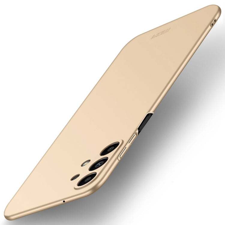 For Samsung Galaxy A13 4G MOFI Frosted PC Ultra-thin Hard Case(Gold) - Galaxy Phone Cases by MOFI | Online Shopping South Africa | PMC TechLife | Buy Now Pay Later Mobicred