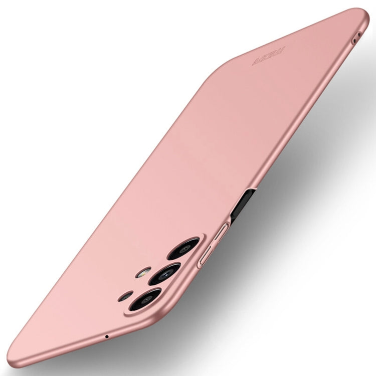For Samsung Galaxy A13 4G MOFI Frosted PC Ultra-thin Hard Case(Rose Gold) - free shipping - PMC TechLife - Order now!