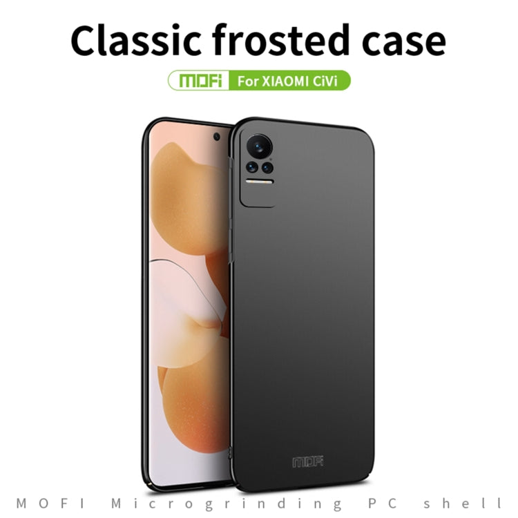 For Xiaomi Civi MOFI Frosted PC Ultra-thin Hard Case(Black) - free shipping - PMC TechLife - Order now!