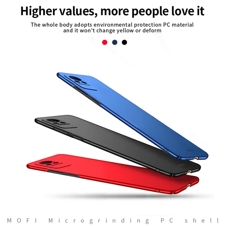 For Xiaomi Civi MOFI Frosted PC Ultra-thin Hard Case(Red) - free shipping - PMC TechLife - Order now!