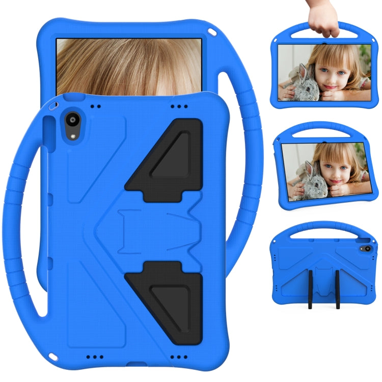 For Motorola Moto Tab G70 EVA Shockproof Tablet Case with Holder(Blue) - Others by PMC TechLife | Online Shopping South Africa | PMC TechLife | Buy Now Pay Later Mobicred