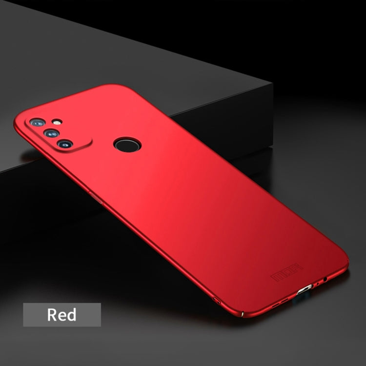 For OnePlus Nord N100 5G MOFI Frosted PC Ultra-thin Hard Case(Red) - OnePlus Cases by MOFI | Online Shopping South Africa | PMC TechLife | Buy Now Pay Later Mobicred