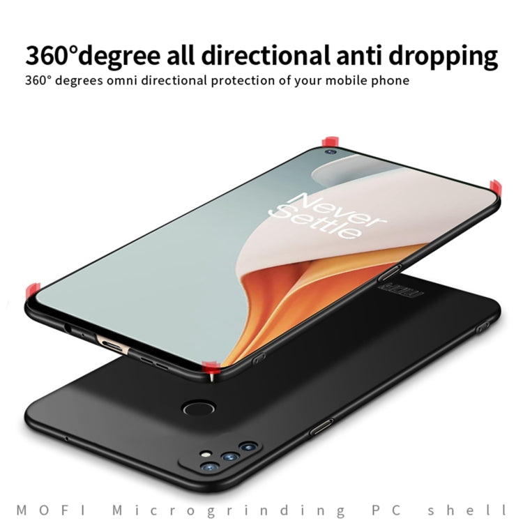 For OnePlus Nord N100 5G MOFI Frosted PC Ultra-thin Hard Case(Red) - OnePlus Cases by MOFI | Online Shopping South Africa | PMC TechLife | Buy Now Pay Later Mobicred