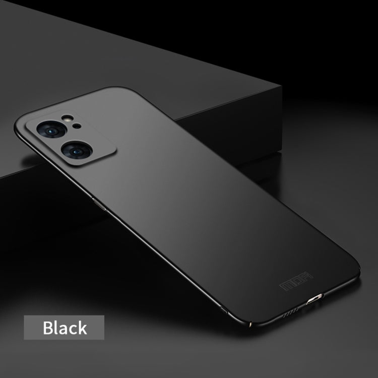For OPPO Reno7 4G / F21 Pro 4G MOFI Frosted PC Ultra-thin Hard Case(Black) - OPPO Cases by MOFI | Online Shopping South Africa | PMC TechLife