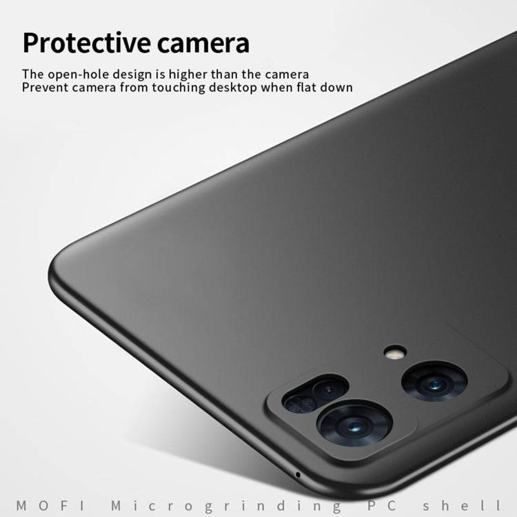 For OPPO Reno7 Pro MOFI Frosted PC Ultra-thin Hard Case(Blue) - free shipping - PMC TechLife - Order now!