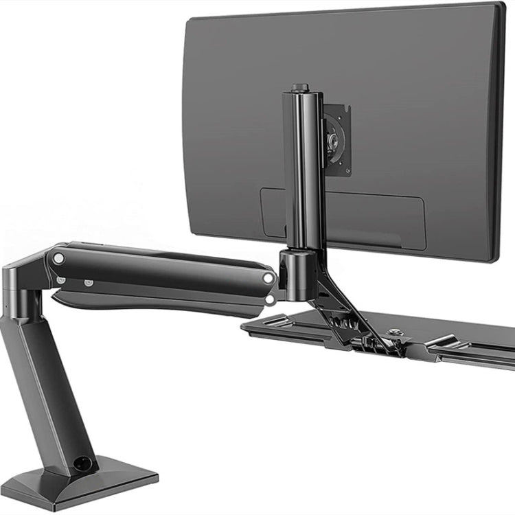 NORTH BAYOU NB40 Ergonomic Height Adjust Computer Stand Workstation 22-32 Inch Monitor Mount Bracket with Keyboard Plate Desk Stand - Laptop Stand by PMc TechLife | Online Shopping South Africa | PMc TechLife | Buy Now Pay Later Mobicred