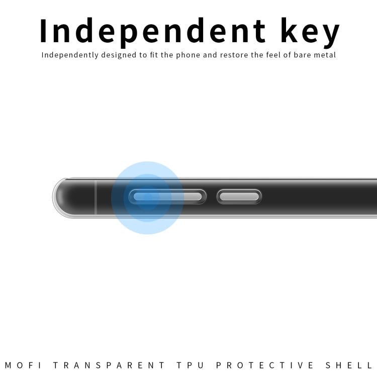 For Samsung Galaxy S22 5G MOFI Ming Series Ultra-thin TPU Phone Case(Transparent) - Galaxy S22 5G Cases by MOFI | Online Shopping South Africa | PMC TechLife