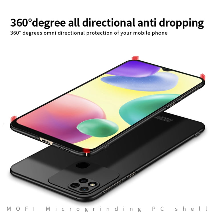 For Xiaomi Redmi 10A MOFI Frosted PC Ultra-thin Hard Case(Blue) - Xiaomi Cases by MOFI | Online Shopping South Africa | PMC TechLife | Buy Now Pay Later Mobicred