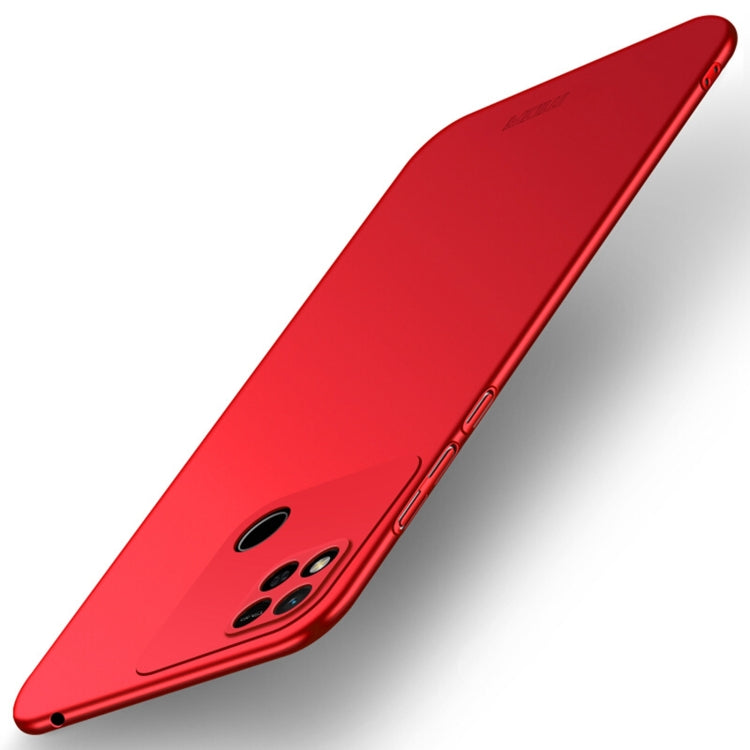 For Xiaomi Redmi 10A MOFI Frosted PC Ultra-thin Hard Case(Red) - Xiaomi Cases by MOFI | Online Shopping South Africa | PMC TechLife | Buy Now Pay Later Mobicred