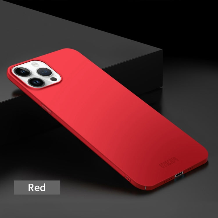 For iPhone 14 Pro MOFI Frosted PC Ultra-thin Hard Case (Red) - free shipping - PMC TechLife - Order now!