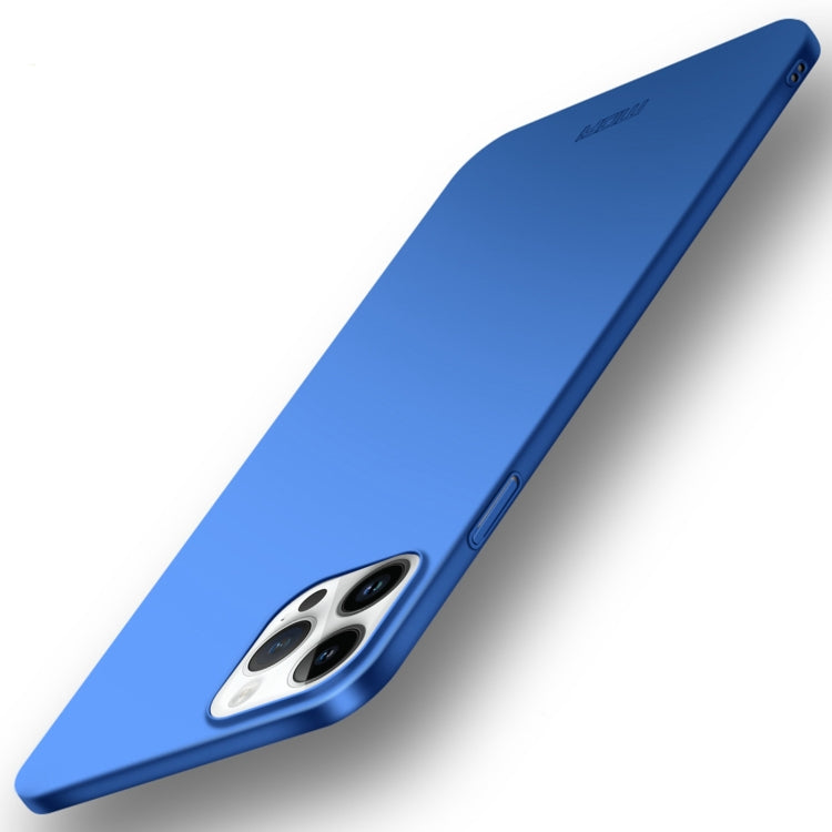 For iPhone 14 Pro Max MOFI Frosted PC Ultra-thin Hard Case (Blue) - free shipping - PMC TechLife - Order now!