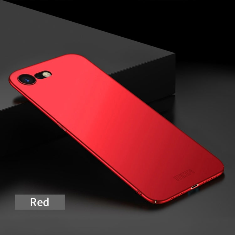 For iPhone SE 2022 / 2020 MOFI Frosted PC Ultra-thin Hard Case(Red) - iPhone SE 2022 / 2020 / 8 / 7 Cases by MOFI | Online Shopping South Africa | PMC TechLife