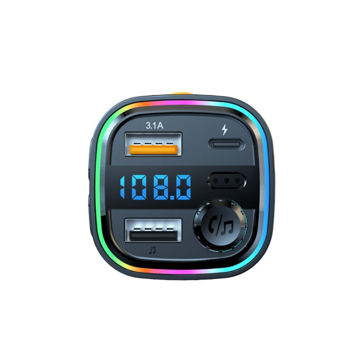 C26 Car Bluetooth Transmitter Handsfree Audio Player Dual USB Car Charger - Bluetooth Car Kits by PMC TechLife | Online Shopping South Africa | PMC TechLife | Buy Now Pay Later Mobicred