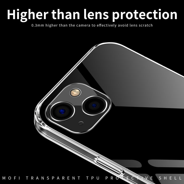 For iPhone 13 MOFI Ming Series Ultra-thin TPU Phone Case(Transparent) - iPhone 13 Cases by MOFI | Online Shopping South Africa | PMC TechLife