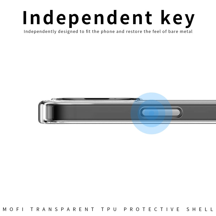 For iPhone 13 Pro MOFI Ming Series Ultra-thin TPU Phone Case (Transparent) - iPhone 13 Pro Cases by MOFI | Online Shopping South Africa | PMC TechLife