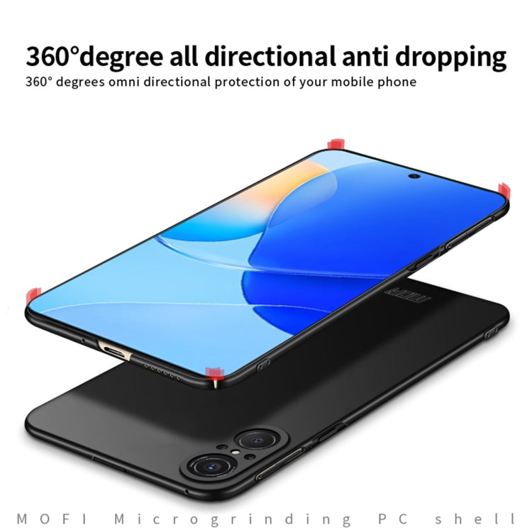 For Huawei Nova9 SE MOFI Frosted PC Ultra-thin Hard Case(Black) - Huawei Cases by MOFI | Online Shopping South Africa | PMC TechLife | Buy Now Pay Later Mobicred