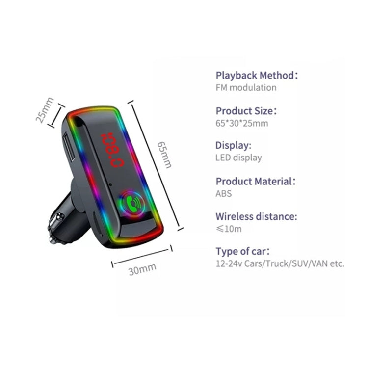 F11  USB Charger Car Player Blue Tooth  Fm Transmitter Car MP3 Players - Bluetooth Car Kits by PMC TechLife | Online Shopping South Africa | PMC TechLife | Buy Now Pay Later Mobicred