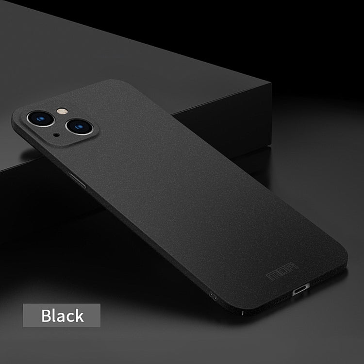 For iPhone 14 MOFI Fandun Series Frosted PC Ultra-thin Phone Case(Black) - free shipping - PMC TechLife - Order now!