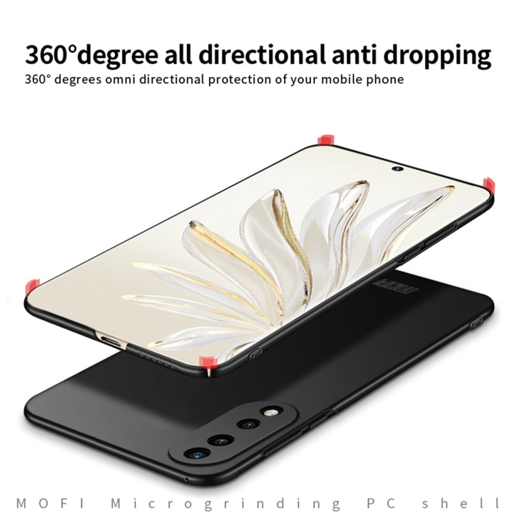 For Honor 70 MOFI Frosted PC Ultra-thin Hard Case(Blue) - Honor Cases by MOFI | Online Shopping South Africa | PMC TechLife