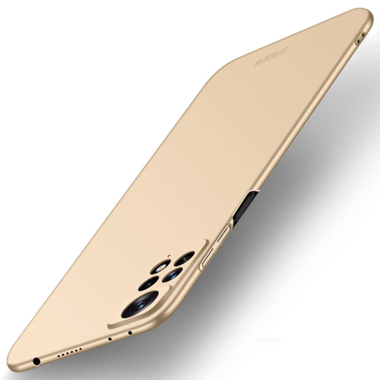 For Xiaomi Redmi Note 11E Pro MOFI Frosted PC Ultra-thin Hard Case(Gold) - free shipping - PMC TechLife - Order now!