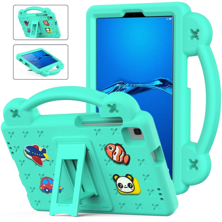 For Huawei MediaPad M3 Lite 8.0 Handle Kickstand Children EVA Shockproof Tablet Case(Mint Green) - Huawei by PMC TechLife | Online Shopping South Africa | PMC TechLife | Buy Now Pay Later Mobicred