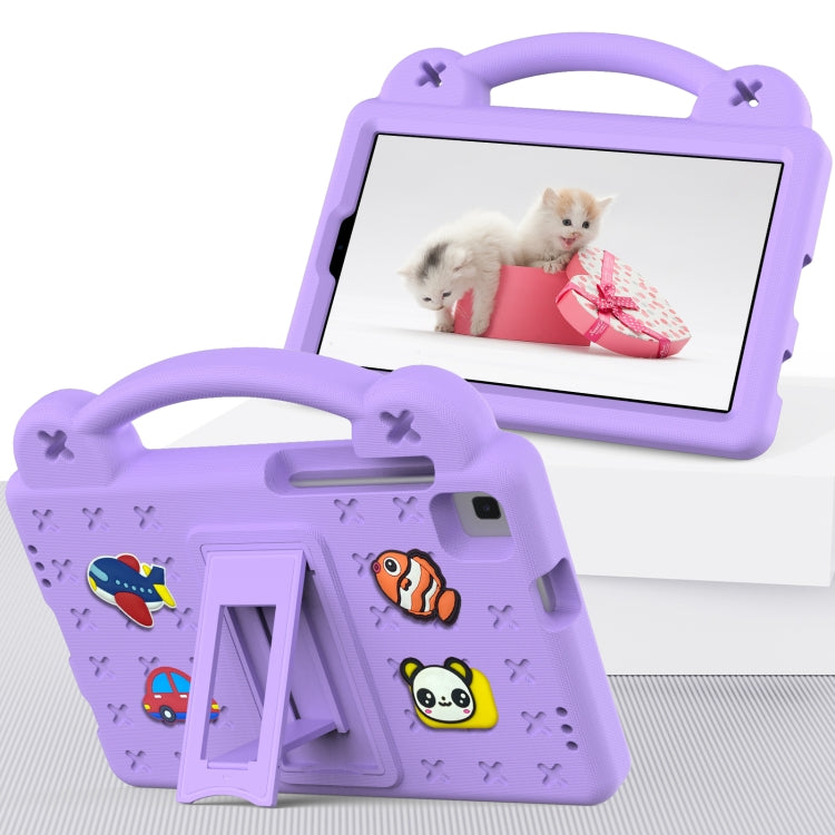 For Huawei MediaPad M3 Lite 8.0 Handle Kickstand Children EVA Shockproof Tablet Case(Light Purple) - Huawei by PMC TechLife | Online Shopping South Africa | PMC TechLife | Buy Now Pay Later Mobicred