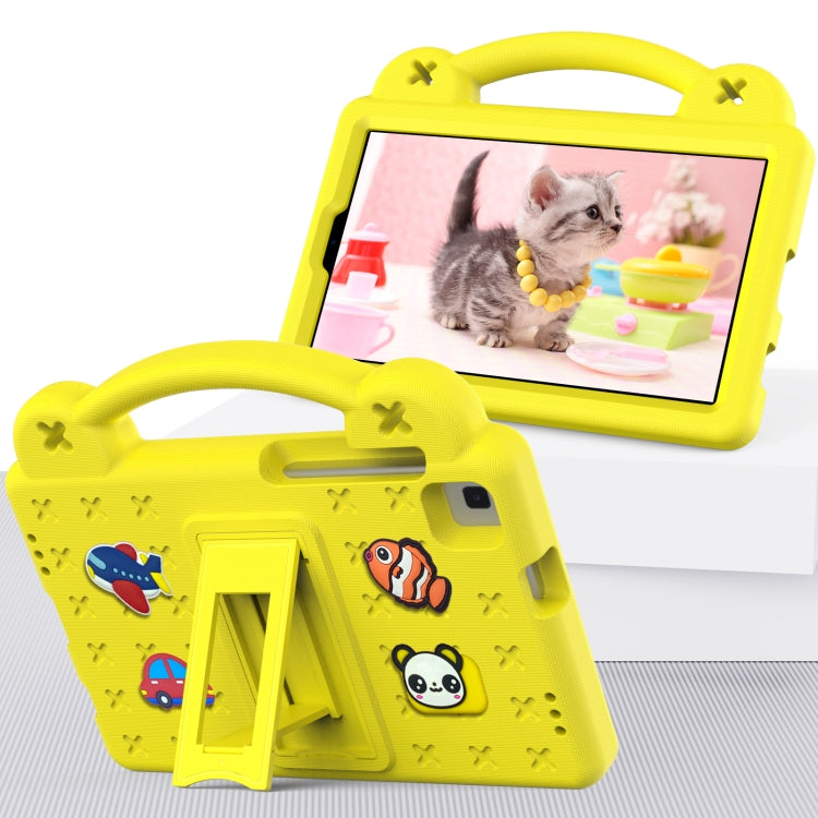 For Huawei MediaPad M3 Lite 8.0 Handle Kickstand Children EVA Shockproof Tablet Case(Yellow) - Huawei by PMC TechLife | Online Shopping South Africa | PMC TechLife | Buy Now Pay Later Mobicred