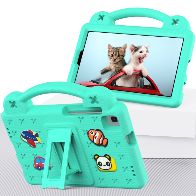 For Huawei MediaPad M5 8.4 Handle Kickstand Children EVA Shockproof Tablet Case(Mint Green) - Huawei by PMC TechLife | Online Shopping South Africa | PMC TechLife | Buy Now Pay Later Mobicred