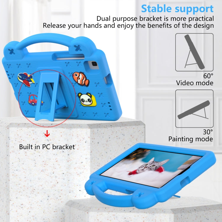 For Huawei MediaPad M5 8.4 Handle Kickstand Children EVA Shockproof Tablet Case(Sky Blue) - Huawei by PMC TechLife | Online Shopping South Africa | PMC TechLife | Buy Now Pay Later Mobicred