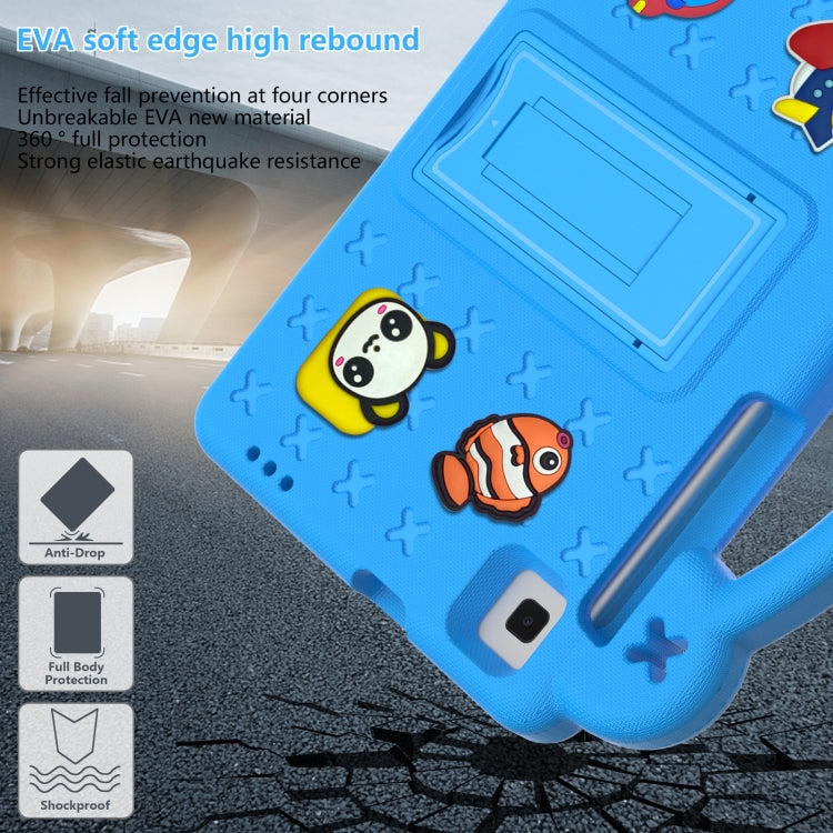 For Huawei MediaPad M5 8.4 Handle Kickstand Children EVA Shockproof Tablet Case(Sky Blue) - Huawei by PMC TechLife | Online Shopping South Africa | PMC TechLife | Buy Now Pay Later Mobicred