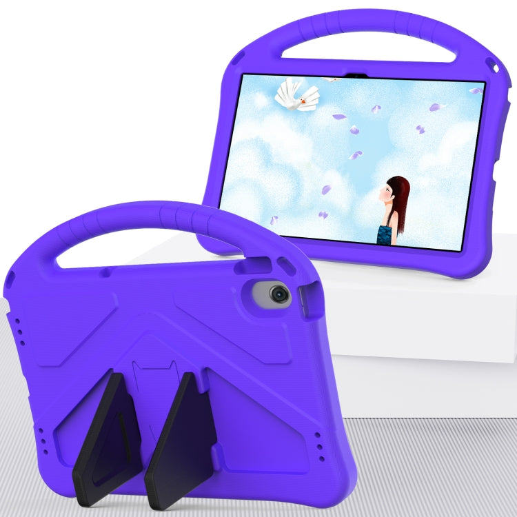 For Lenovo Tab M10 Plus 10.6 3rd Gen TB125FU 2022 EVA Shockproof Tablet Case with Holder(Purple) - Lenovo by PMC TechLife | Online Shopping South Africa | PMC TechLife | Buy Now Pay Later Mobicred