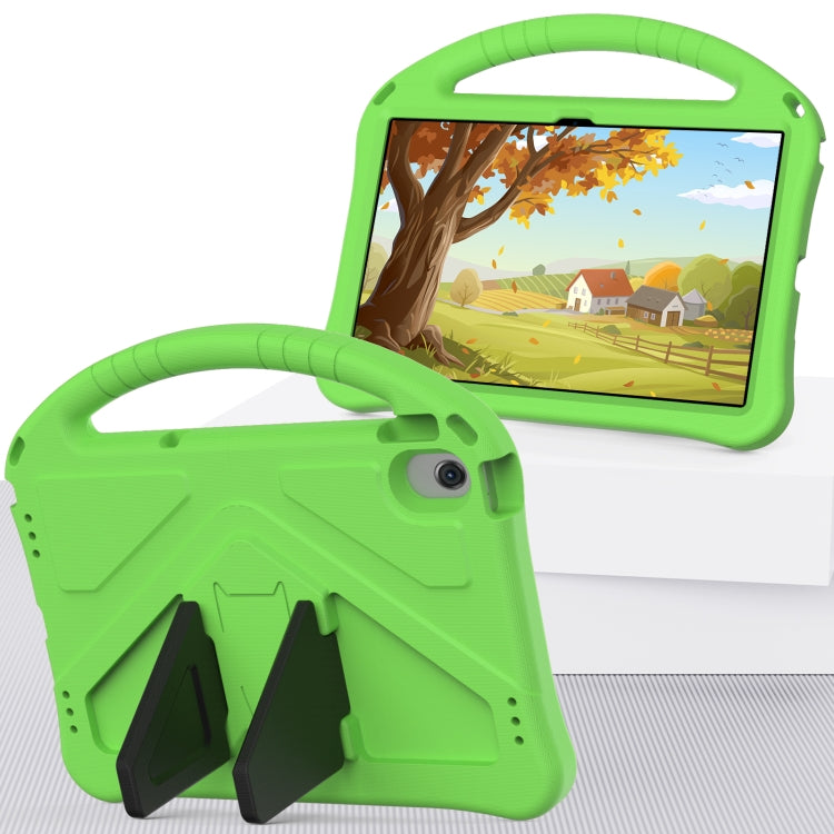 For Lenovo Tab M10 Plus 10.6 3rd Gen TB125FU 2022 EVA Shockproof Tablet Case with Holder(Green) - Lenovo by PMC TechLife | Online Shopping South Africa | PMC TechLife | Buy Now Pay Later Mobicred