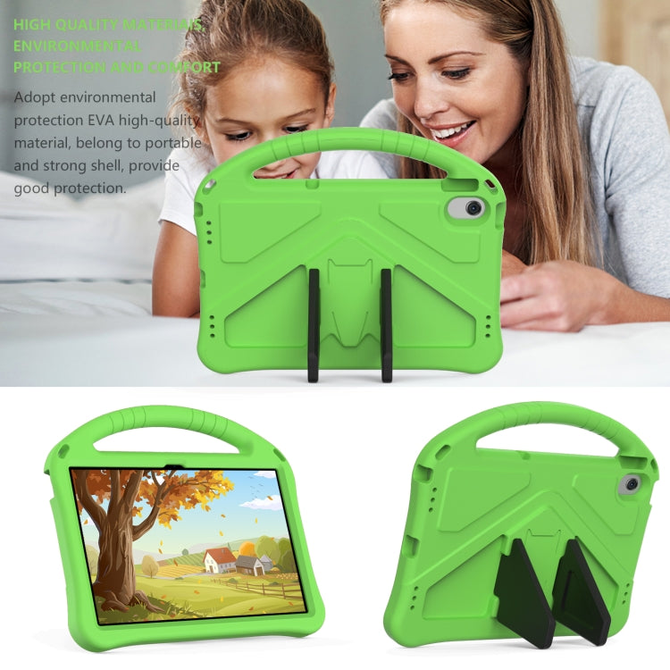 For Lenovo Tab M10 Plus 10.6 3rd Gen TB125FU 2022 EVA Shockproof Tablet Case with Holder(Green) - Lenovo by PMC TechLife | Online Shopping South Africa | PMC TechLife | Buy Now Pay Later Mobicred