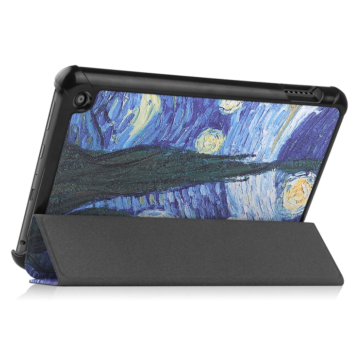 For Amazon Fire 7 12th 2022 JSM Smart Leather Tablet Case(Starry Sky) - free shipping - PMc TechLife - Order now!