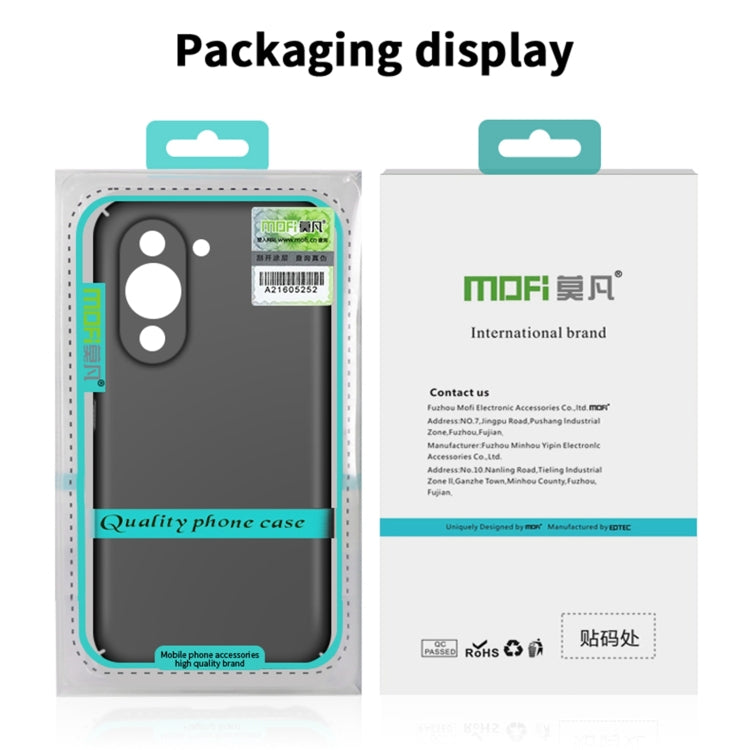 For Huawei Nova 10 Pro MOFI Frosted PC Ultra-thin Hard Case(Black) - Huawei Cases by MOFI | Online Shopping South Africa | PMC TechLife | Buy Now Pay Later Mobicred