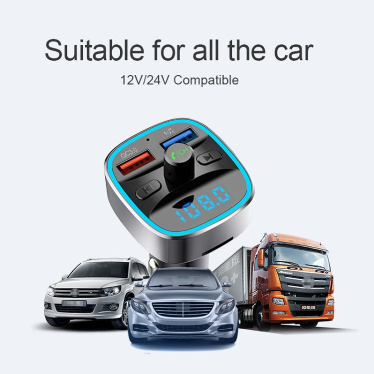 T25S Car MP3 Player Multi-function BT5.0 Dual USB Chargers - Bluetooth Car Kits by PMC TechLife | Online Shopping South Africa | PMC TechLife | Buy Now Pay Later Mobicred