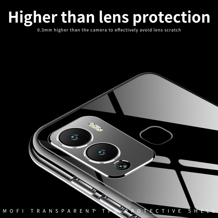 For Infinix Hot 12i MOFI Ming Series Ultra-thin TPU Phone Case(Transparent) - Infinix Cases by MOFI | Online Shopping South Africa | PMC TechLife | Buy Now Pay Later Mobicred