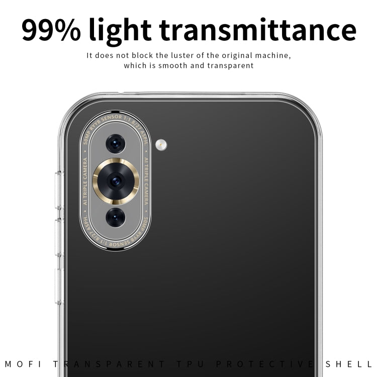 For Huawei Nova 10 5G MOFI Ming Series Ultra-thin TPU Phone Case(Transparent) - Huawei Cases by MOFI | Online Shopping South Africa | PMC TechLife