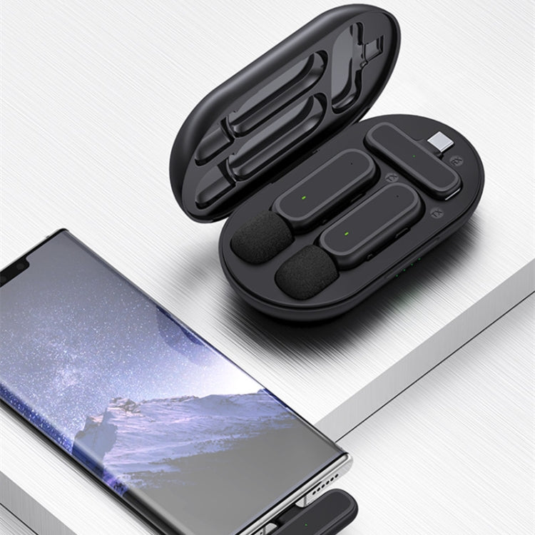 K61 Noise Cancelling Portable Wireless Lapel Microphone for Recording - Microphone by PMC TechLife | Online Shopping South Africa | PMC TechLife | Buy Now Pay Later Mobicred
