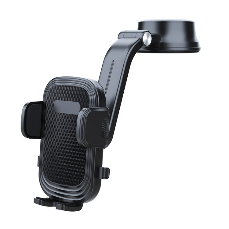 A190+X157 Car Phone Holder Dashboard Sucker Mount Stand  Retractable Clamp Arm - Universal Car Holders by PMC Jewellery | Online Shopping South Africa | PMC Jewellery | Buy Now Pay Later Mobicred