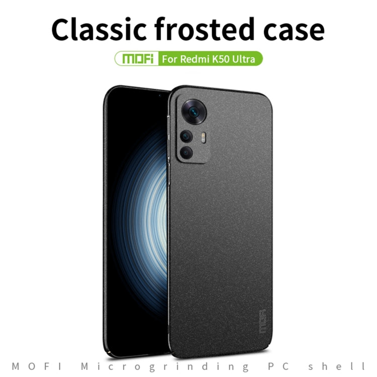 For Xiaomi 12T / 12T Pro / Redmi K50 Ultra MOFI Frosted PC Ultra-thin Hard Phone Case(Green) - free shipping - PMC TechLife - Order now!