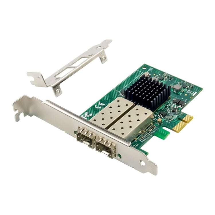 ST7257 PCIE X1 82576EB Dual Port SFP Ethernet Card NIC - USB Network Adapter by PMC Jewellery | Online Shopping South Africa | PMC Jewellery | Buy Now Pay Later Mobicred