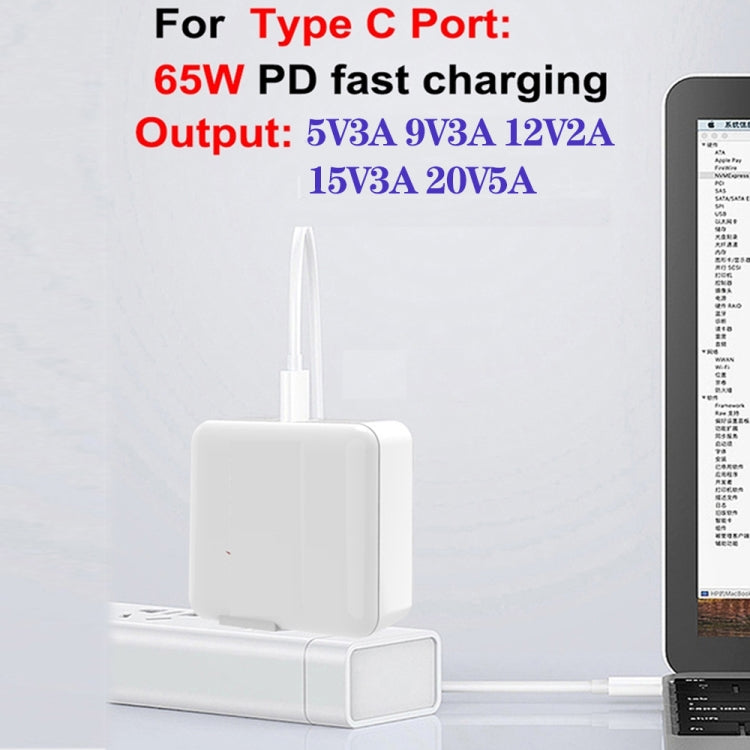 GaN 100W Dual USB + Dual USB-C/Type-C Multi Port Charger for Apple MacBook Series US / UK Plug - Cable & Adapter by PMC Jewellery | Online Shopping South Africa | PMC Jewellery | Buy Now Pay Later Mobicred