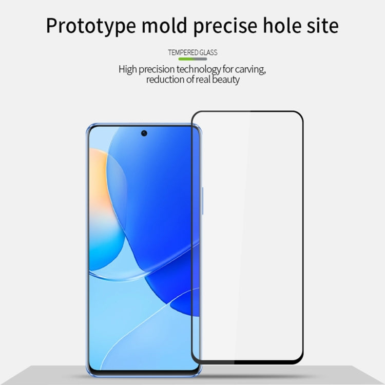 For Huawei Nova Y90 MOFI 9H 2.5D Full Screen Tempered Glass Film(Black) - Huawei Tempered Glass by MOFI | Online Shopping South Africa | PMC TechLife | Buy Now Pay Later Mobicred